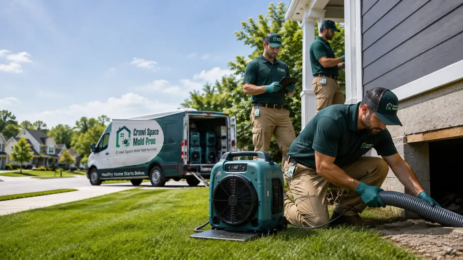 Crawl Space Mold Removal in Comstock, NE